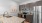 open kitchen with serving counter